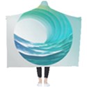 Tsunami Tidal Wave Wave Minimalist Ocean Sea Wearable Blanket View2