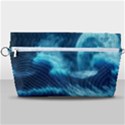 Moonlight High Tide Storm Tsunami Waves Ocean Sea Handbag Organizer View1