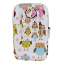 Cute Owls Pattern Waist Pouch (Large) View2