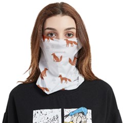 Fox Animal Wild Pattern Face Covering Bandana (two Sides)