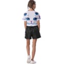 Cute White Cat Blue Eyes Face Kids  Basic T-Shirt View2