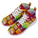 Colorful 3d Social Media Women s Lightweight High Top Sneakers View2