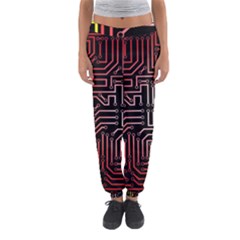 Circuit Board Seamless Patterns Set Women s Jogger Sweatpants