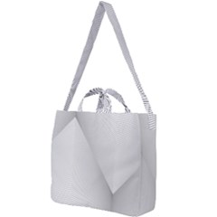 Background-pattern-stripe Square Shoulder Tote Bag