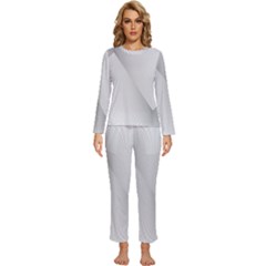 Background-pattern-stripe Womens  Long Sleeve Lightweight Pajamas Set