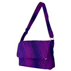 Abstract-fantastic-fractal-gradient Full Print Messenger Bag (m)
