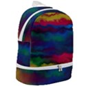 Watercolour-color-background Zip Bottom Backpack View2
