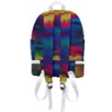 Watercolour-color-background Zip Bottom Backpack View3