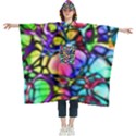 Network-nerves-nervous-system-line Women s Hooded Rain Ponchos View1