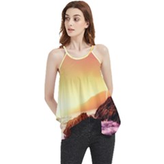 California-sea-ocean-pacific Flowy Camisole Tank Top