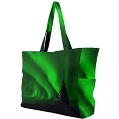 Aurora-borealis-northern-lights- Simple Shoulder Bag
