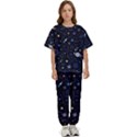 Starry Night  Space Constellations  Stars  Galaxy  Universe Graphic  Illustration Kids  T-Shirt and Pants Sports Set View1