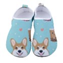 Welsh Corgi Boba Tea Bubble Cute Kawaii Dog Breed Men s Sock-Style Water Shoes View1