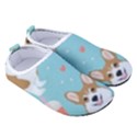 Welsh Corgi Boba Tea Bubble Cute Kawaii Dog Breed Men s Sock-Style Water Shoes View3