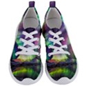 Aurora Borealis Polar Northern Lights Natural Phenomenon North Night Mountains Women s Lightweight Sports Shoes View1