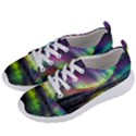 Aurora Borealis Polar Northern Lights Natural Phenomenon North Night Mountains Women s Lightweight Sports Shoes View2