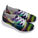 Aurora Borealis Polar Northern Lights Natural Phenomenon North Night Mountains Women s Lightweight Sports Shoes View3
