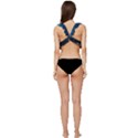 Aurora Borealis Mountain Reflection Low Cut Ruffle Edge Bikini Top View4