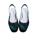 Aurora Borealis Mountain Reflection Women s Classic Slingback Heels View1