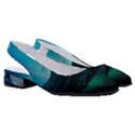 Aurora Borealis Mountain Reflection Women s Classic Slingback Heels View3