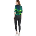 Iceland Aurora Borealis Quarter Sleeve Blouse View2