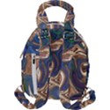 Pattern Psychedelic Hippie Abstract Travel Backpack View2