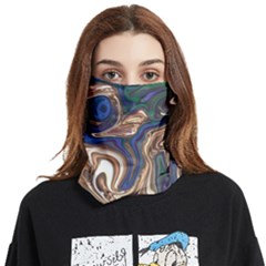 Pattern Psychedelic Hippie Abstract Face Covering Bandana (two Sides)