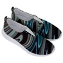 Abstract Waves Background Wallpaper No Lace Lightweight Shoes View3