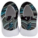 Abstract Waves Background Wallpaper No Lace Lightweight Shoes View4