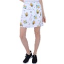 Bee Art Pattern Design Wallpaper Background Print Tennis Skirt View1