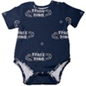 Space Dino Art Pattern Design Wallpaper Background Baby Short Sleeve Bodysuit View1