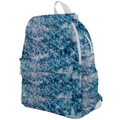 Summer Blue Ocean Wave Top Flap Backpack by Jack14