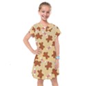 Gingerbread Christmas Time Kids  Drop Waist Dress View1