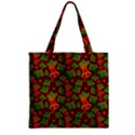 Christmas Pattern Zipper Grocery Tote Bag View2