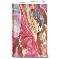 Marbling Blend  8  X 10  Softcover Notebook by kaleidomarblingart
