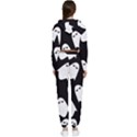 Ghost Halloween Pattern Cropped Zip Up Lounge Set View2