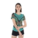 Butterfly Background Vintage Old Grunge Back Cut Out Sport T-Shirt View2