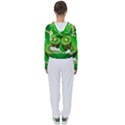 Kiwi Fruit Vitamins Healthy Cut Women s Slouchy Sweat View2