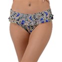 Ceramic-portugal-tiles-wall- Frill Bikini Bottoms View1