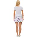 Paw Prints Background Women s Skort View4