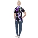 Abstract Canvas-acrylic-digital-design Women s Short Sleeve Pocket Shirt View2