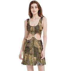 Cologne-church-evening-showplace Velour Cutout Dress