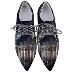 Cleveland Building City By Night Pointed Oxford Shoes