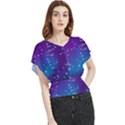 Realistic-night-sky-poster-with-constellations Butterfly Chiffon Blouse View1