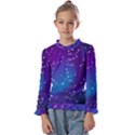 Realistic-night-sky-poster-with-constellations Kids  Frill Detail T-Shirt View1