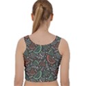 Seamless-vector-pattern-with-watermelons-mint -- Velvet Racer Back Crop Top View2
