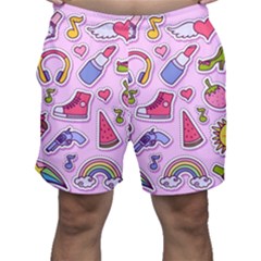 Fashion-patch-set Men s Shorts