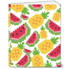 Watermelon-pattern-se-fruit-summer 8  X 10  Hardcover Notebook