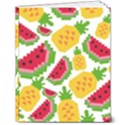 Watermelon-pattern-se-fruit-summer 8  x 10  Hardcover Notebook View1