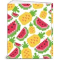 Watermelon-pattern-se-fruit-summer 8  x 10  Hardcover Notebook View2